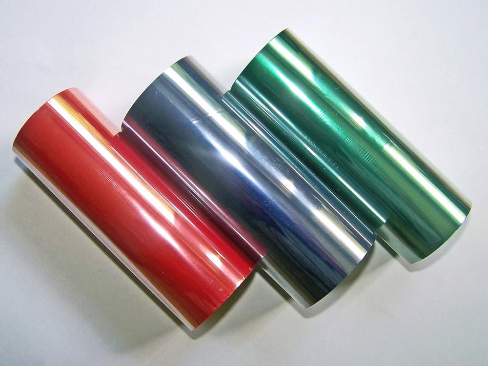 TT-Farbbänder in Harzqualität in den Farben rot, blau, grün